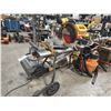 Image 1 : DEWALT 12" CORDED SLIDING COMPOUND MITER SAW WITH RIDGID MS-UV MITER SAW UTILITY VEHICLE