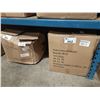 Image 2 : 2 - WHITE 23" X 15" BICYCLE / MOTORCYCLE MOUNTED DELIVERY BOXES