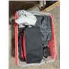 Image 2 : BIN OF BAGS, TOOL BAGS, LIGHTERS & SPACERS