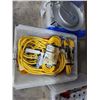 Image 2 : BIN OF ASSORTED EXTENSION CORDS & CABLES