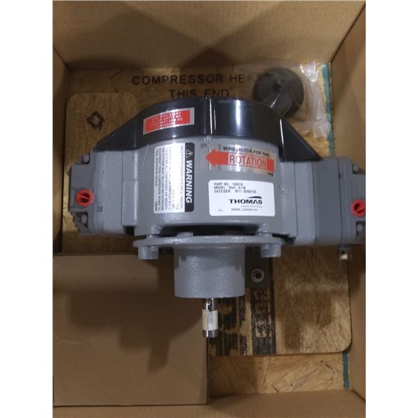2 - THOMAS SGH-617B INDUSTRIAL COMPRESSOR / VACUUM PUMP MOTORS
