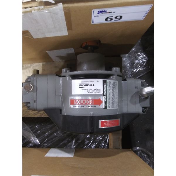 2 - THOMAS SGH-617B INDUSTRIAL COMPRESSOR / VACUUM PUMP MOTORS