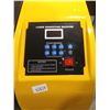 Image 2 : HORIZONTAL CLASS 4 YELLOW 80 WATT CNC LASER CUTTING MACHINE WITH ROTARY 4TH ACCESS ON MOBILE STAND