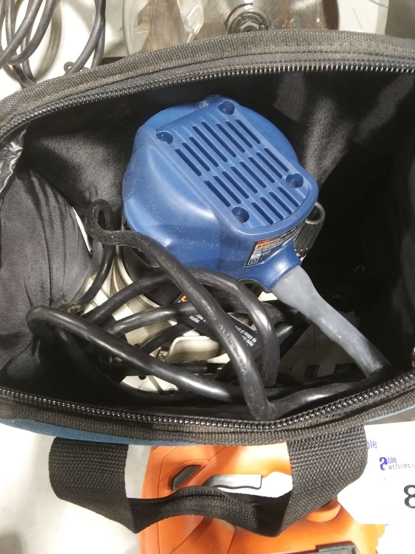 RYOBI ELECTRIC CIRCULAR SAW, RYOBI R163 ELECTRIC ROUTER IN SAFT CASE ...
