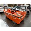 Image 2 : 15' ORANGE M.O.B.4.5., 6 PERSON 500 KGS CAPACITY RIGID RESCUE BOAT WITH ICOM MARINE VHF