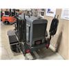 Image 2 : LINCOLN SHIELD - ARC SA-200 ARC WELDING POWER SOURCE WITH GROUND, CABLES, & STINGER ON BLACK SINGLE