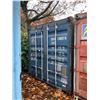Image 1 : *W TYPE TJC2-10-01 20' BLUE 67,200 LBS CAPACITY 8'6" HIGH TRANSPORT CONTAINER WITH DUAL SWING REAR
