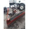 Image 1 : 9' ORANGE ULTRA MOUNT METAL PLOW BLADE WITH WESTERN HYDRAULICS ILLUMINATED MOUNTING BRACKET