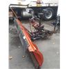 Image 2 : 9' ORANGE ULTRA MOUNT METAL PLOW BLADE WITH WESTERN HYDRAULICS ILLUMINATED MOUNTING BRACKET