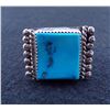 Image 2 : Navajo Sterling Turquoise Ring, Size 14.75