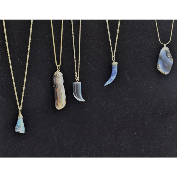 5 Gemstone Pendants