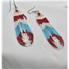 Image 3 : Navajo Hand Beaded Earrings by Melinda Largo