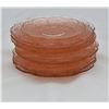 Image 9 : 10 Jeannette Pink Depression Glass Saucers