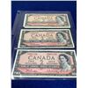 Image 1 : Bank of Canada 1954 Two Dollar Bills - Lot of 3