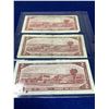 Image 2 : Bank of Canada 1954 Two Dollar Bills - Lot of 3