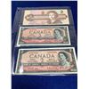 Image 1 : Bank of Canada 1954 (2) and 1986 Two Dollar Bills - Lot of 3
