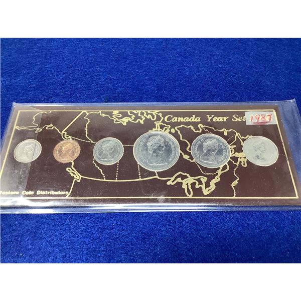 Royal Canadian Mint 1987 Display Coin Set