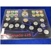 Image 1 : Canada 125 Year Anniversary Provincial Quarter s and loonie of Canada Set