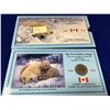 Image 6 : Royal Canadian Mint Polar Bear Twoonie and $2.00 Banknote commemorating end of th $2.00 Bill