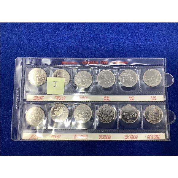 Canada 1999 Set of commemorative Quarters