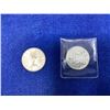 Image 2 : Canada 1960 & 1964 Silvr $.50 cent Coins lot of 2