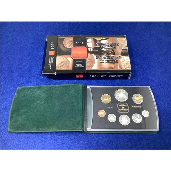 Royal Canadian Mint Proof Coin Set Cased - 2001 National Ballet of Canada Edition