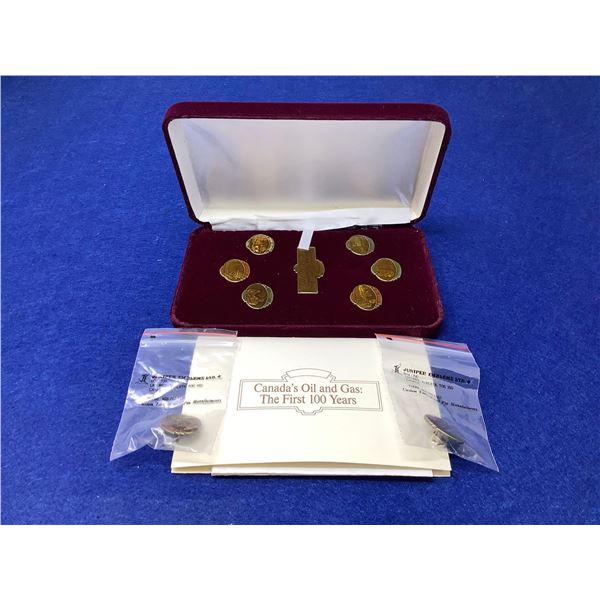 Canada's Oil and Gas: The First 100 Years Pin Set, Cased