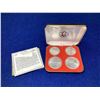 Image 1 : Royal Canadian Mint Montreal 1976 Cased Olympic Coins - Olympic Water Sports Edition