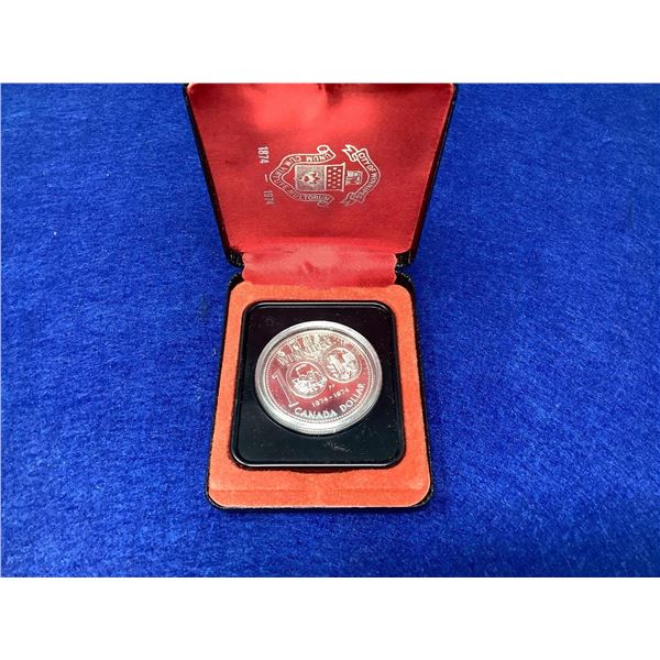 Royal Canadian Mint Dollar Cased- 1874, Winnipeg, 1974