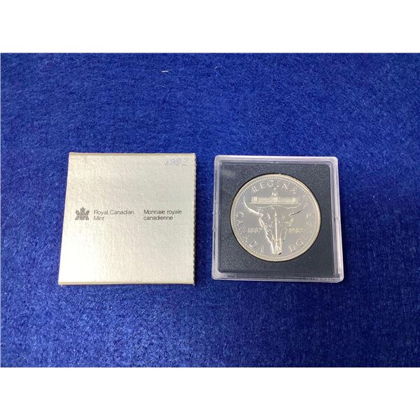 Royal Canadian Mint Dollar, Regina 1882-1982