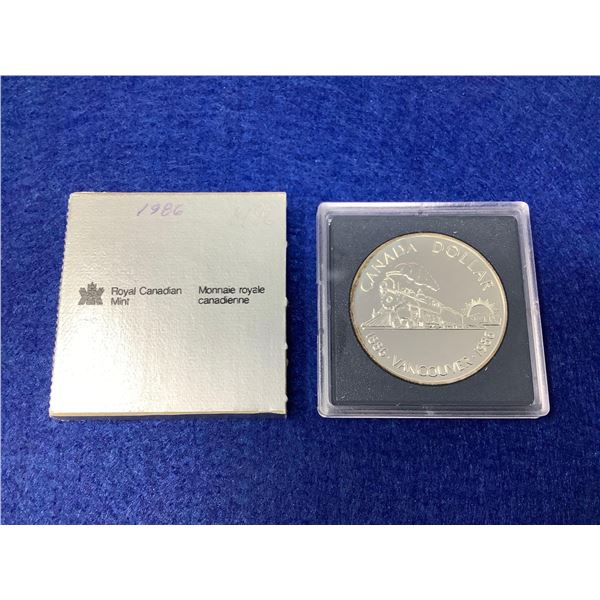 Royal Canadian Mint Dollar, Vancouver 1886-1986