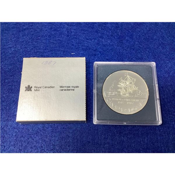 Royal Canadian Mint Dollar, Detroit de Davis Strait 1587-1987