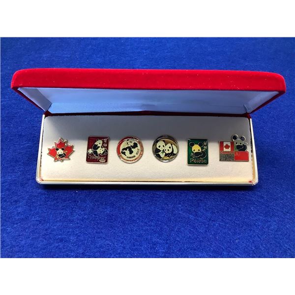 Winnipeg 1989 Canadian Panda Bears Pin Collection