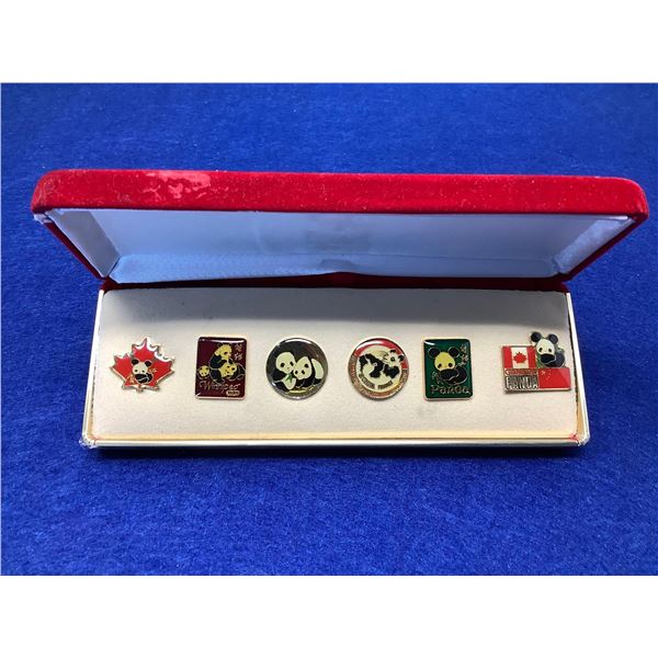 Winnipeg 1989 Canadian Panda Bears Pin Collection