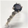 Image 3 : 10K Yellow Gold Black Diamond(1.5ct) Diamond(0.5ct) Ring (~Size 6.75)(Ring is resizable for $40) (~l