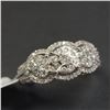 Image 2 : 10K White Gold Diamond(0.5ct) Ring (~Size 7)(Ring is resizable for $40) (~length inches) (~weight 3.