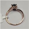 Image 4 : 10K Rose Gold Black Diamond(1.45ct) Ring (~Size 7.5)(Ring is resizable for $40) (~length inches) (~w