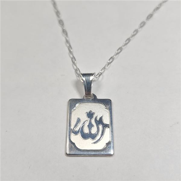 Silver 16" Necklace (~Size )(Ring is resizable for $40) (~length inches), Suggested Retail Value $60