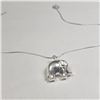 Image 2 : Silver 16" 4G Necklace (~Size )(Ring is resizable for $40) (~length inches), Suggested Retail Value 