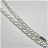Image 2 : Silver 6.5G 18" Necklace (~Size )(Ring is resizable for $40) (~length inches), Suggested Retail Valu
