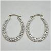 Image 1 : 10K Yellow Gold Cz 1.3G Earrings (~Size )(Ring is resizable for $40) (~length inches), Suggested Ret