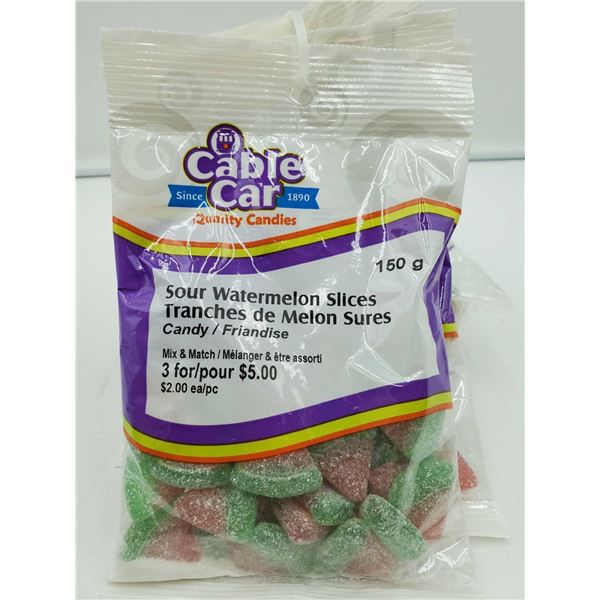 Cable Car Sour Watermelon Slices (6 x 150g)