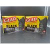 Image 1 : Glad Black Regular Bags (2 x 10- 65 x 83cm)