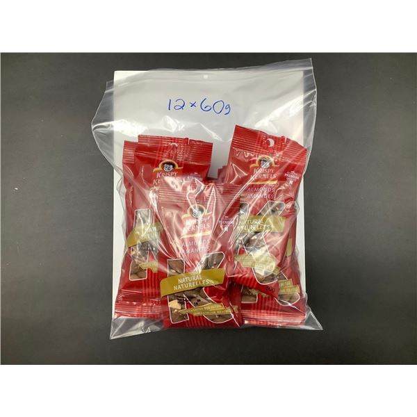 Krispy Kernels Natural Almonds (12 x 60g)