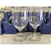 Image 1 : Crate Lot of Single Stem Water Serving Glasses