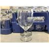 Image 1 : Crate Lot of Single Stem Water Serving Glasses