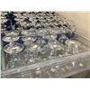 Image 2 : Crate Lot of Single Stem Water Serving Glasses