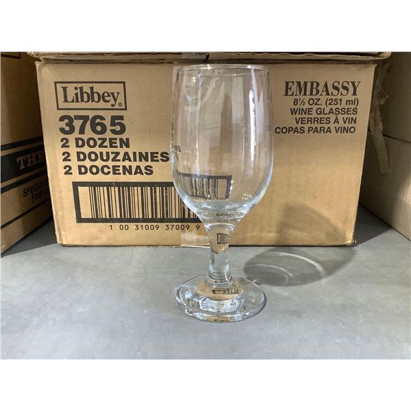 2 Dozen Libbey Embassy 8.5oz Glasses