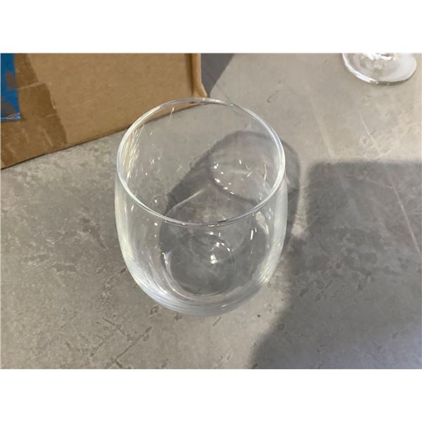 1 Dozen Stemless Wine Glasses