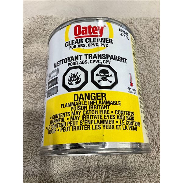 Oatey ABS Plumbing Clear Cleaner - 473ml